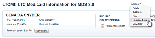 Complete LTCMIs immediately after MDS transmission