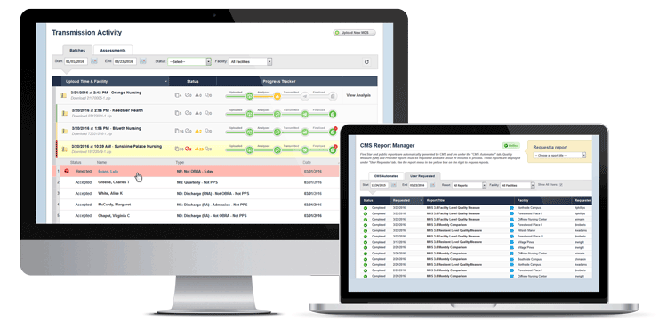 SimpleConnect™: MDS and PBJ transmission to CMS + CASPER reports