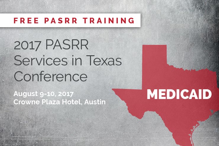 2017 PASRR Services in Texas Conference