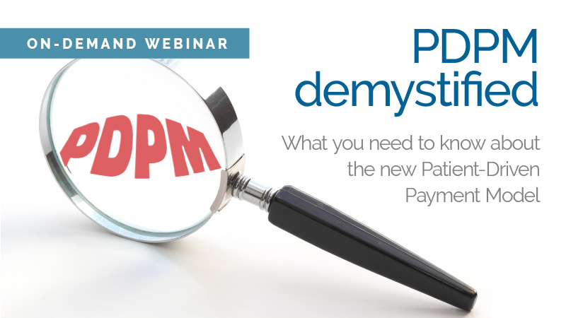 PDPM Demystified webinar