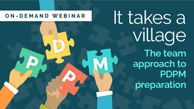 Featured image for “[On-demand webinar] It takes a village: The team approach to PDPM”