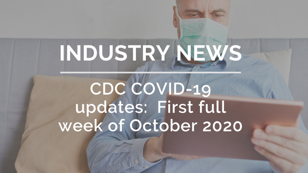 CDC COVID19 updates First full week of October 2020 SimpleLTC